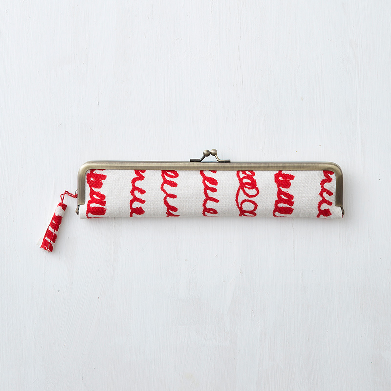 越膳夕香さんのがまぐちキット 縫わずにできるペンケース