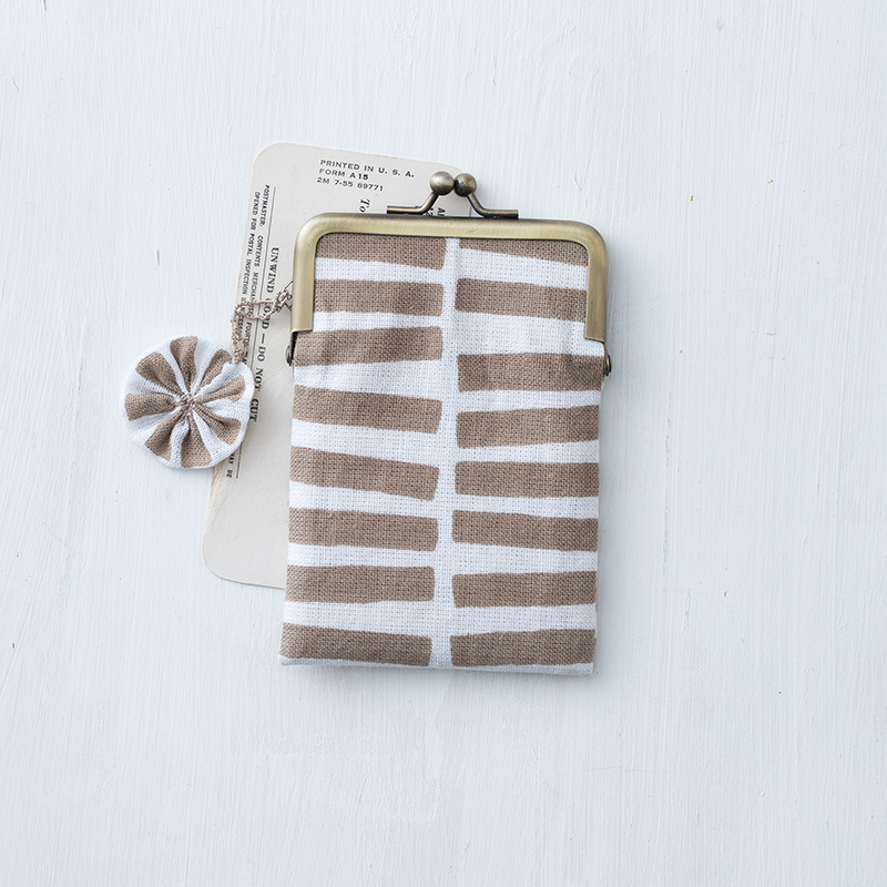 越膳夕香さんのがまぐちキット フラットなカードケース