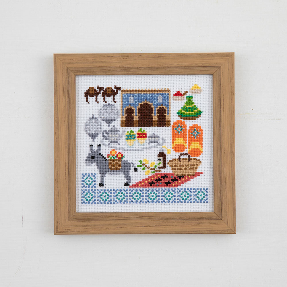 Nitkaさんの世界を旅するクロスステッチ［モロッコ］