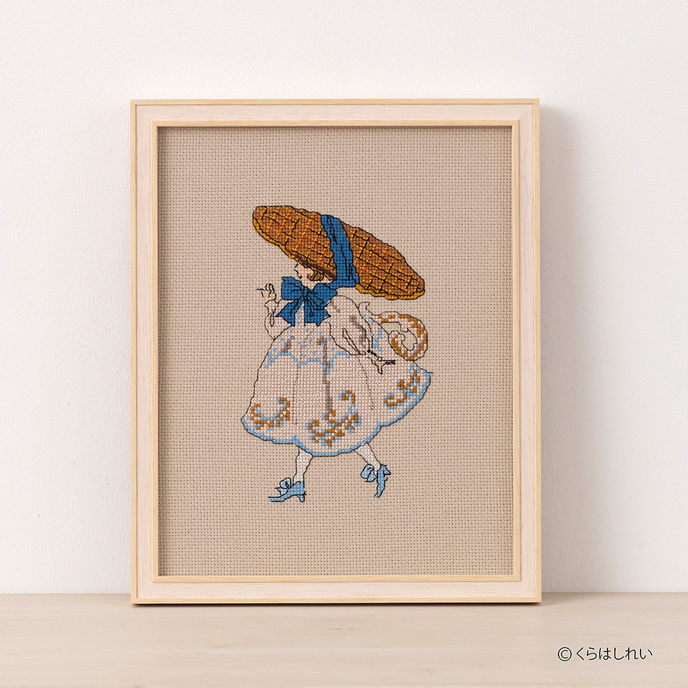 くらはしれいさんのクロスステッチ［ワッフル］