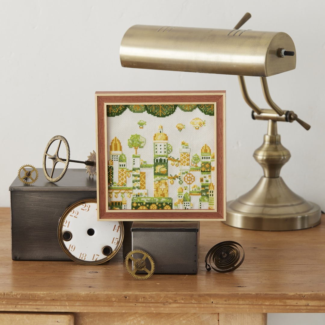 空想街雑貨店 空想の街 クロスステッチキット「レモンの都」