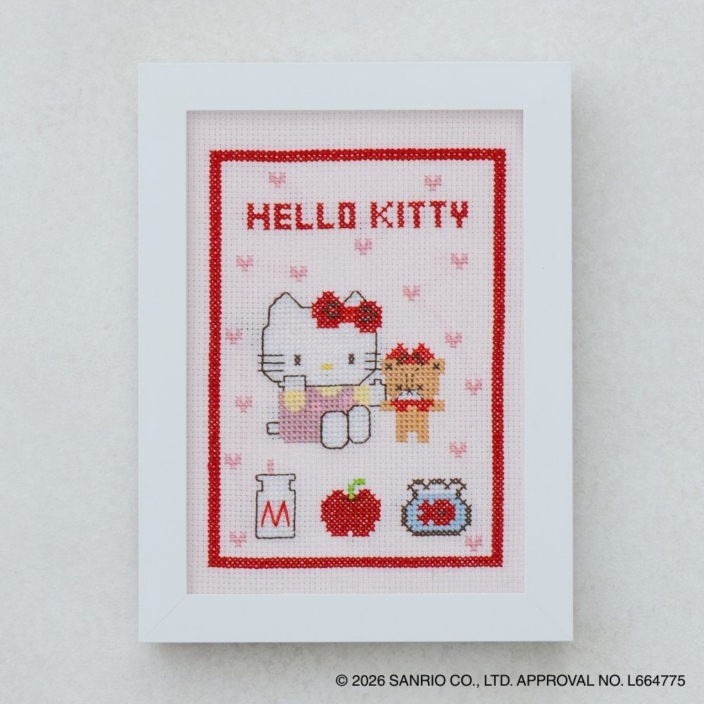 サンリオキャラクターズ クロスステッチ［いつもいっしょのお友だち／ハローキティ］