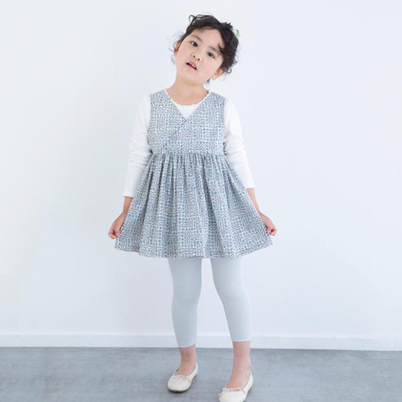 野木陽子デザイン 2way カシュクールエプロンドレス for Kids［スリーピング・ローズ］