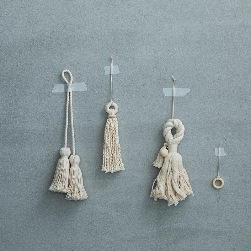 fujiiikukoさんの 綿より糸で作る タッセル飾り