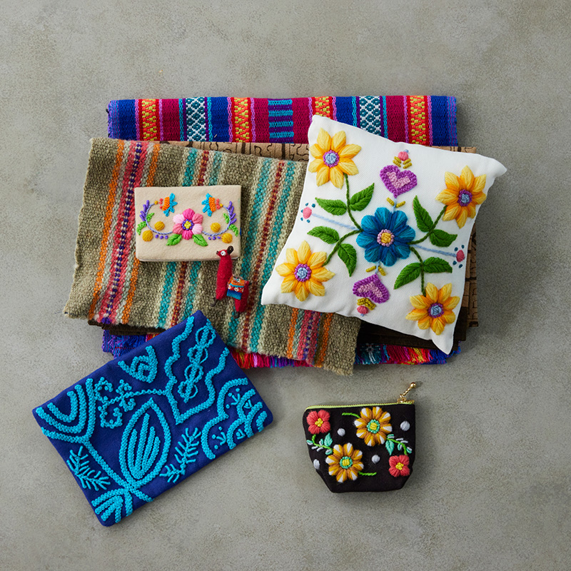 ペルーの伝統工芸 アヤクーチョ刺繍