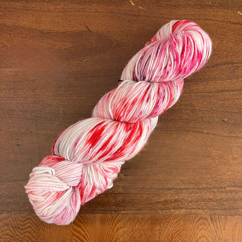 Hobby Wool 手染め糸 400m（ポピーレッド）