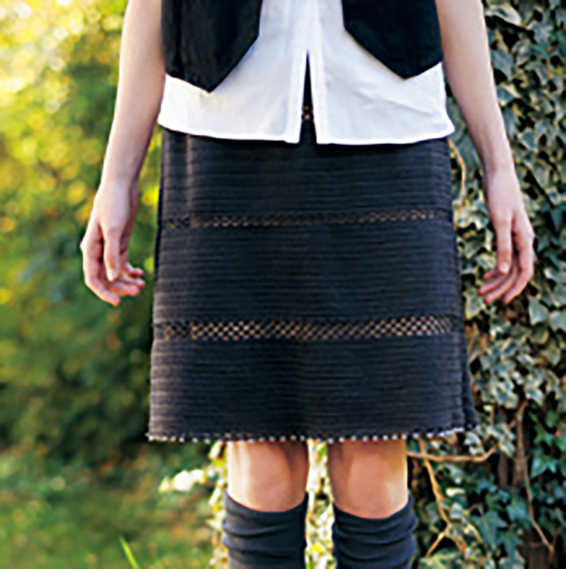 〈レシピ〉長編みスカート