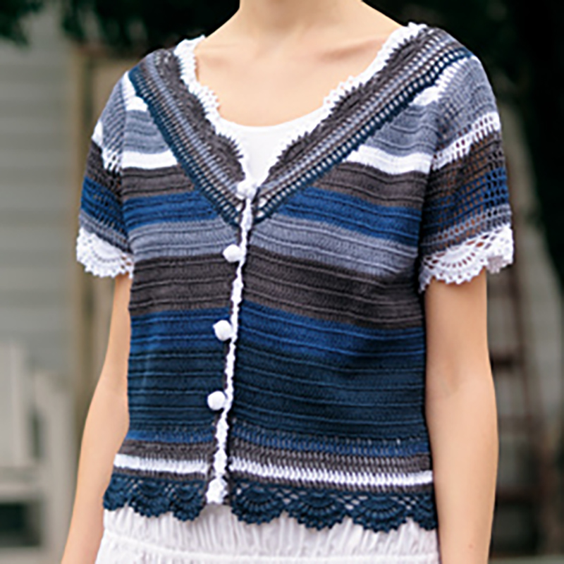 〈レシピ〉ボーダーカーディガン