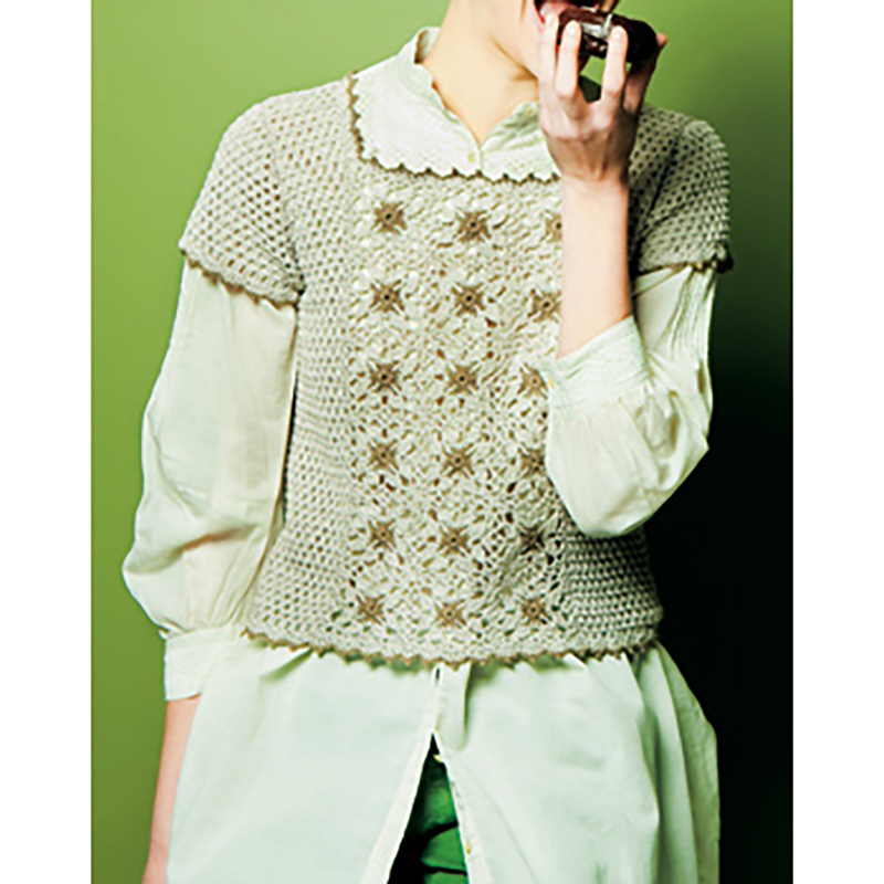 〈レシピ〉連続モチーフの半袖プル