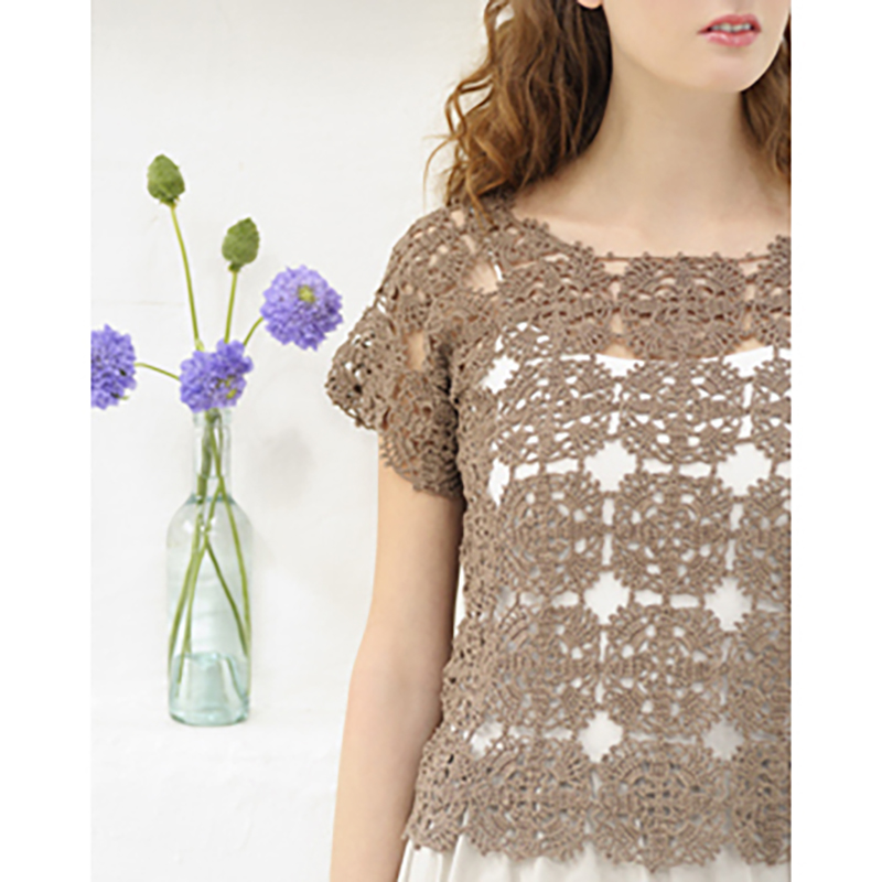 〈レシピ〉モチーフつなぎのプルとラリエット