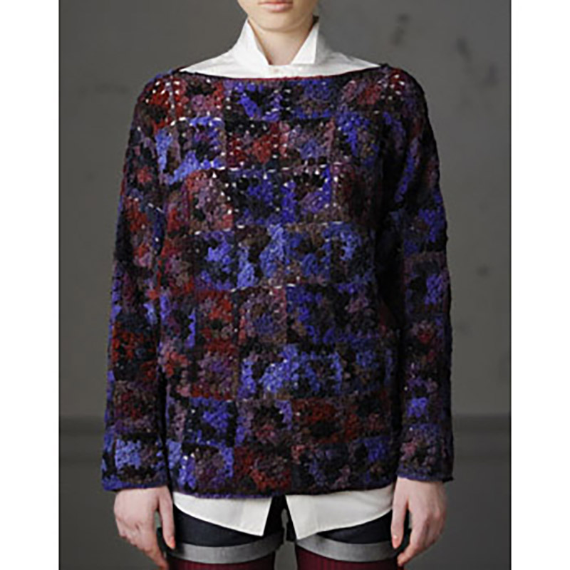 〈レシピ〉四角いモチーフつなぎのプルオーバー