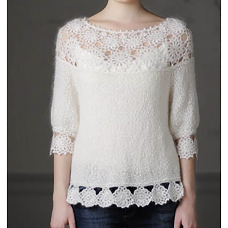 〈レシピ〉モヘアのプルオーバー