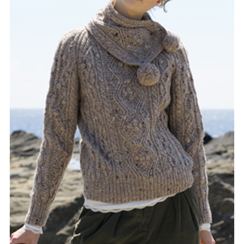 〈レシピ〉ラグランプルオーバー＆マフラー