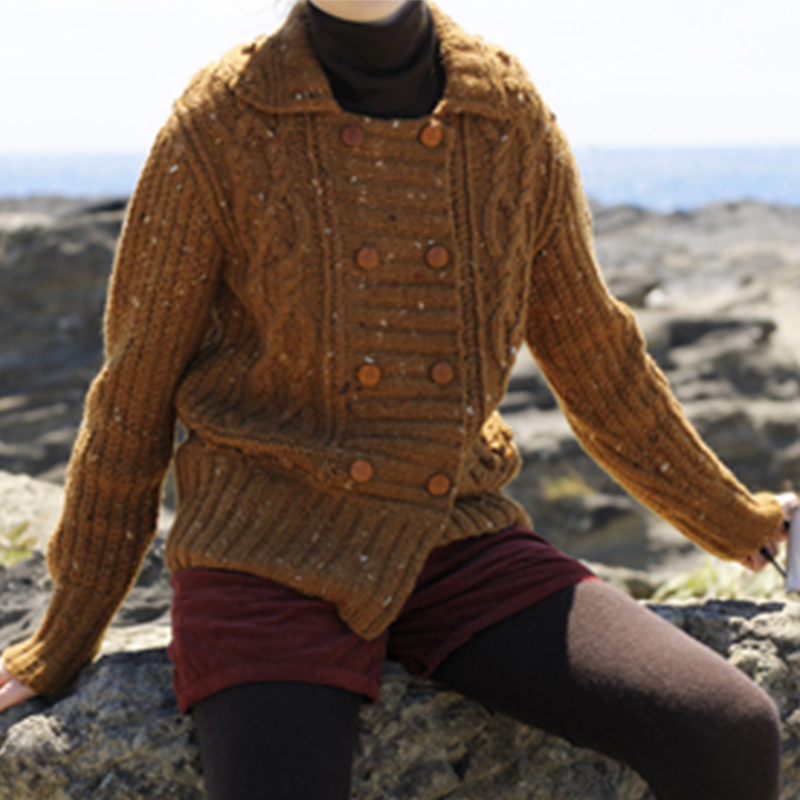 〈レシピ〉ケーブル模様のジャケット