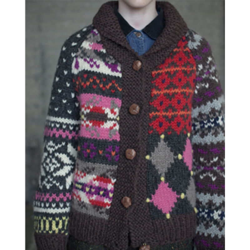 〈レシピ〉カウチンカーディガン（レディース）