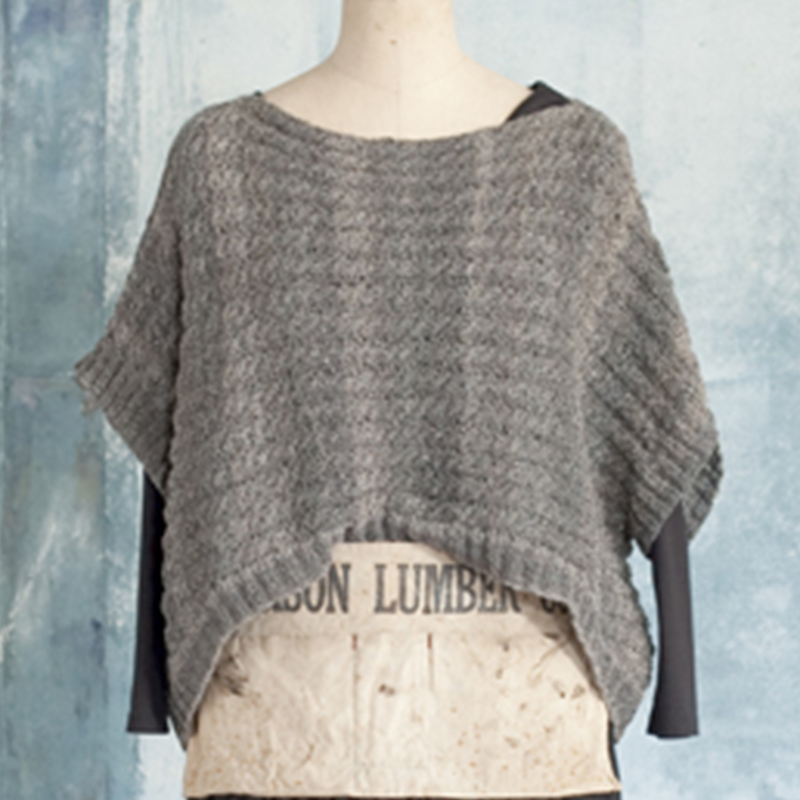 〈レシピ〉ポンチョ風プルオーバー