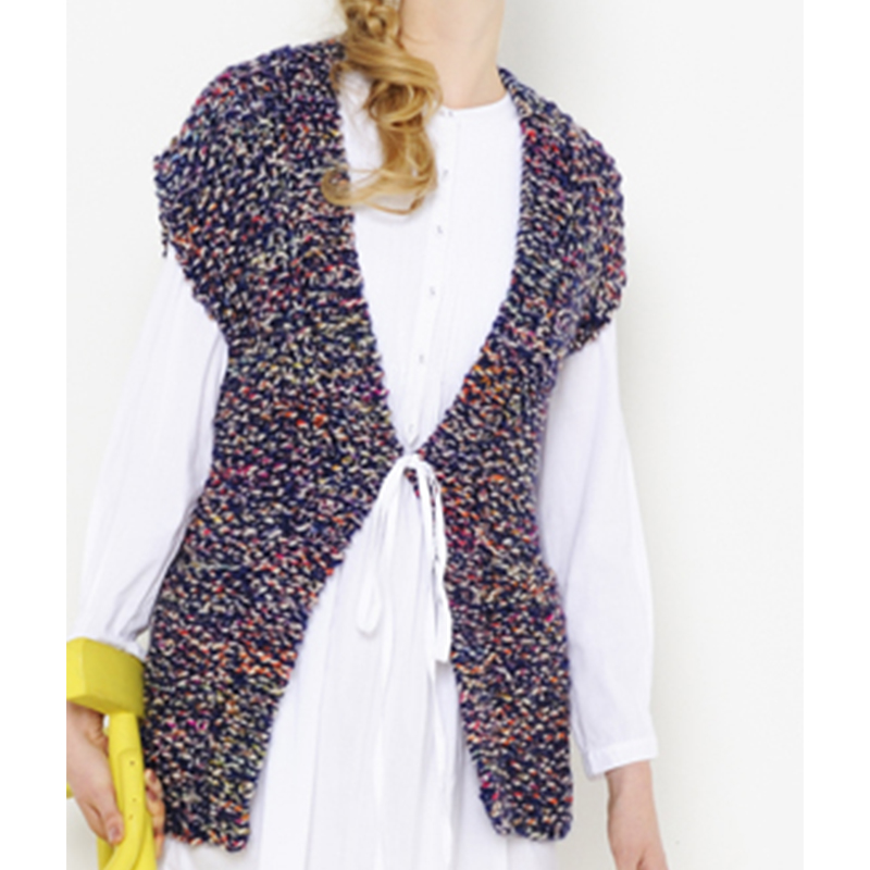 〈レシピ〉ポケットつきロングベスト