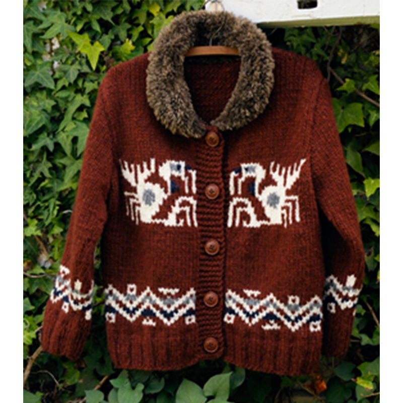 〈レシピ〉幾何学模様のジャケット（レディース）