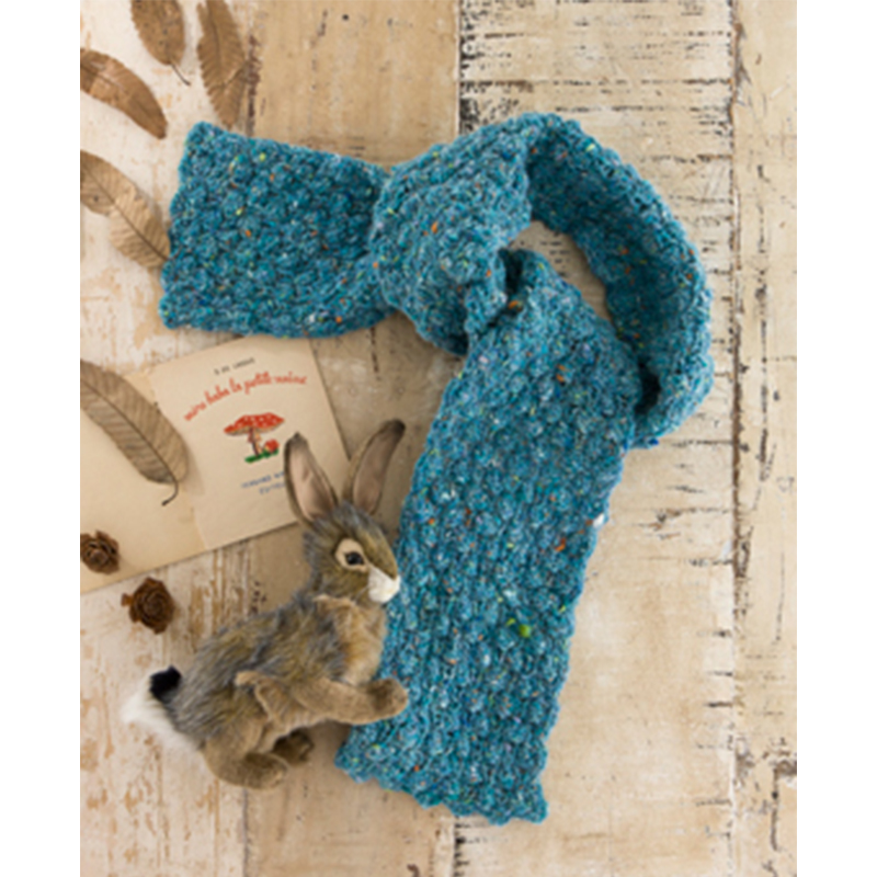 〈レシピ〉水色マフラー