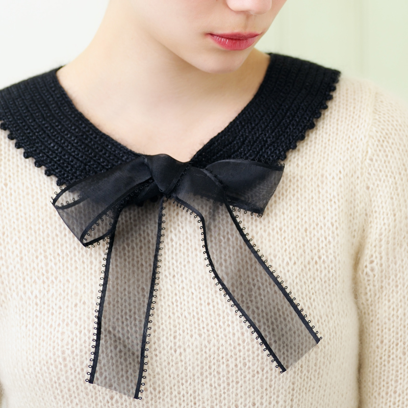 〈レシピ〉ブラックのつけ衿