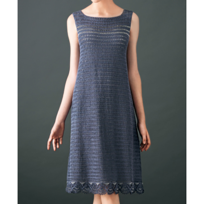 〈レシピ〉グレーのノースリーブワンピース