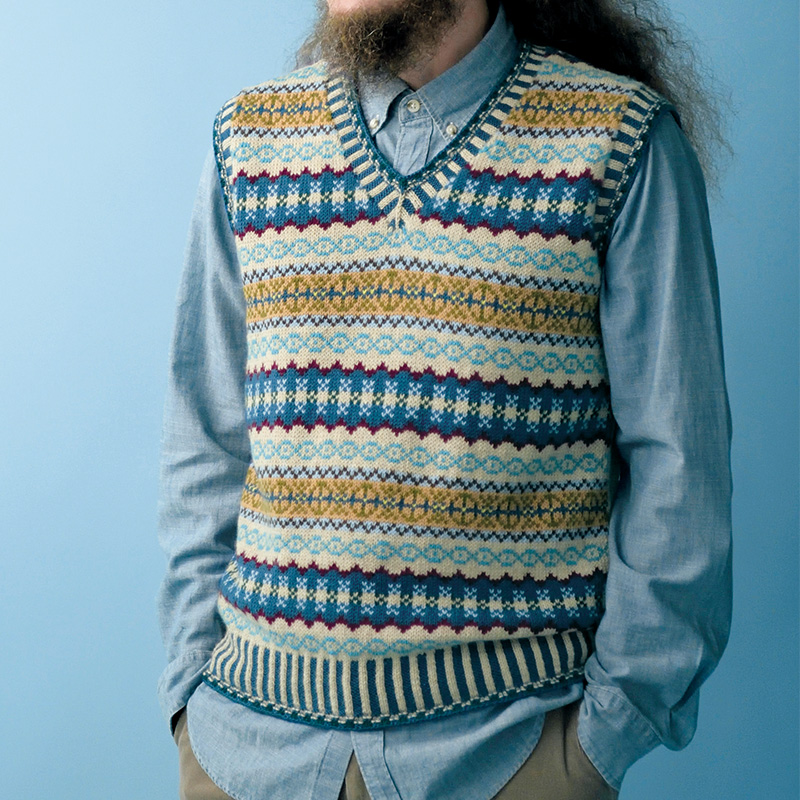 〈レシピ〉フェアアイルのメンズベスト