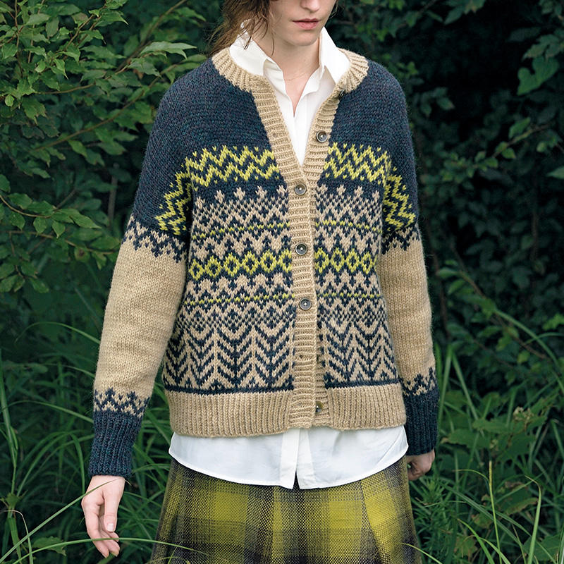 〈レシピ〉ノルディックのカーディガン