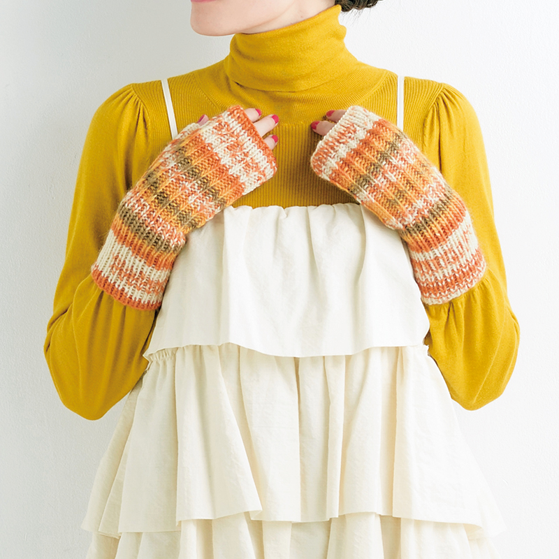 〈レシピ〉ハンドウォーマー2種類とレッグウォーマー