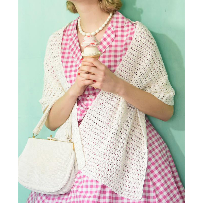 〈レシピ〉白いショール