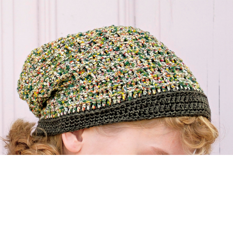 〈レシピ〉ワッフルステッチの帽子