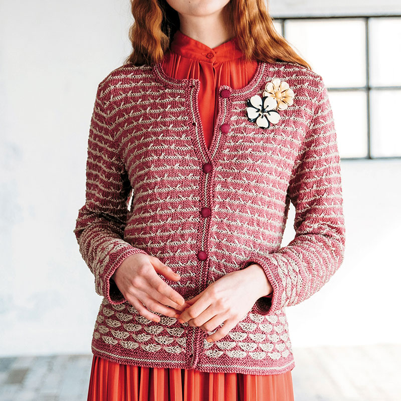 〈レシピ〉ピンクとベージュのジャケット