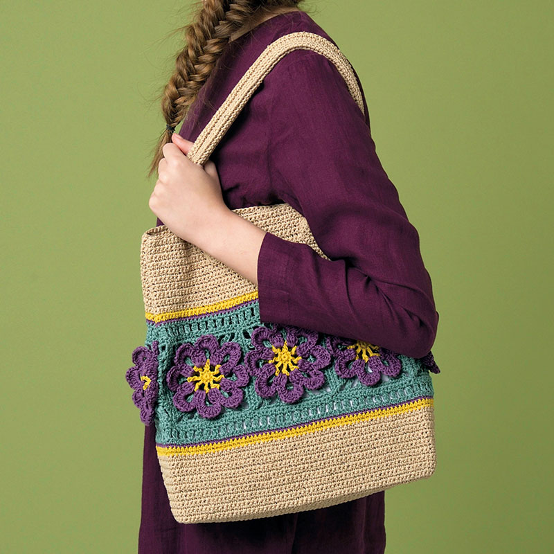 〈レシピ〉花モチーフのバッグ