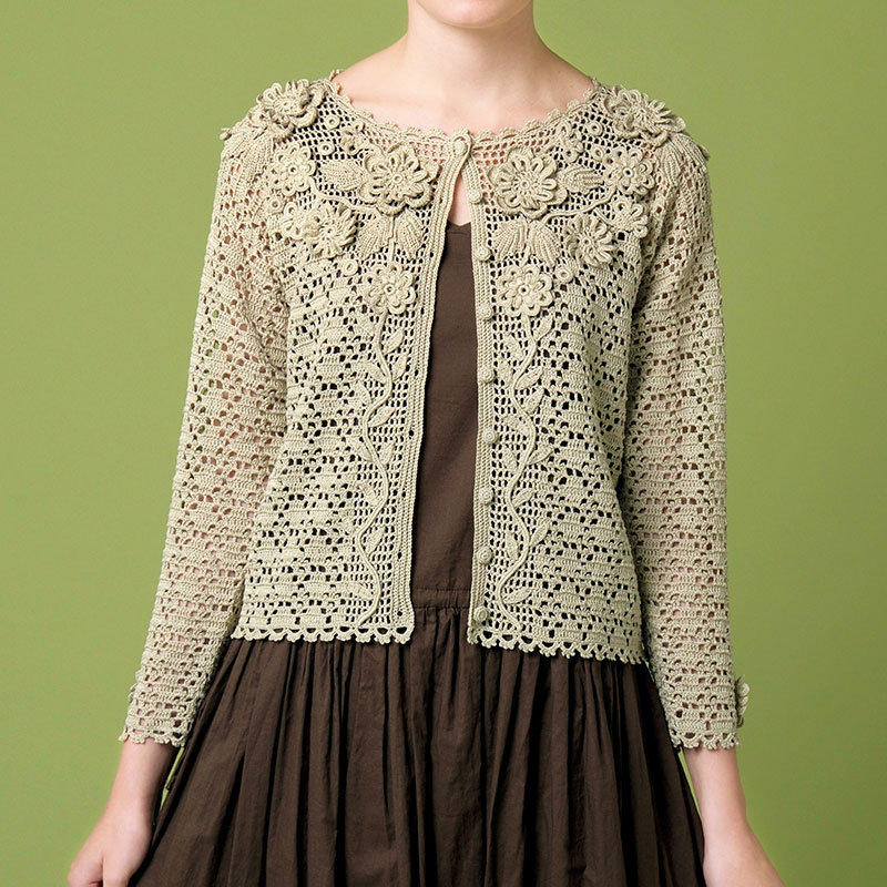 〈レシピ〉クロッシェレースのカーディガン