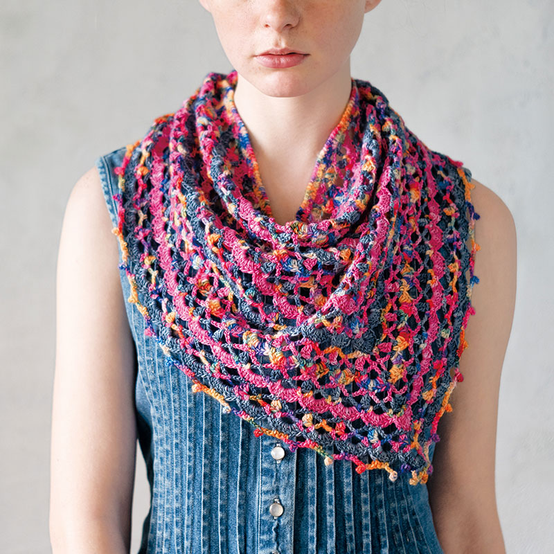 〈レシピ〉かぎ針編み三角ショール