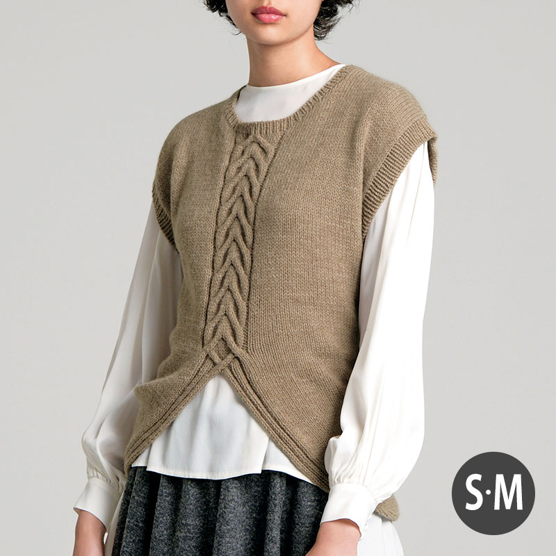 〈レシピ〉変型ベスト［S・M］