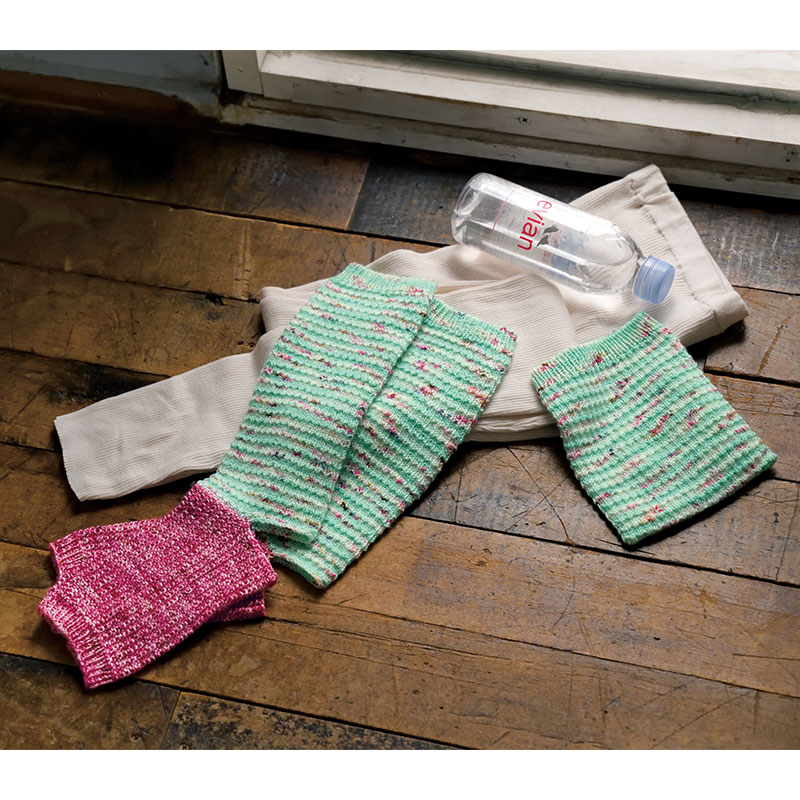 〈レシピ〉まっすぐ編みのトレンカとポーチ