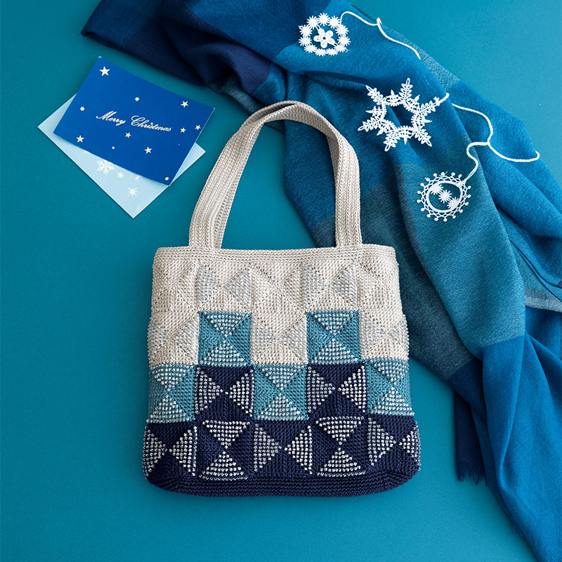 〈レシピ〉モチーフつなぎのバッグ