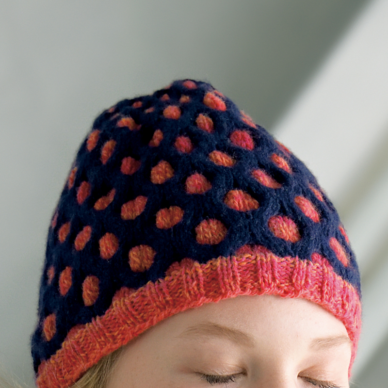 〈レシピ〉水玉の帽子とリストウォーマー