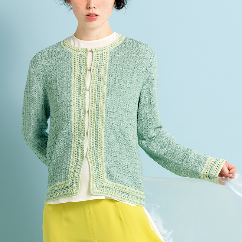 〈レシピ〉パステルグリーンのジャケット