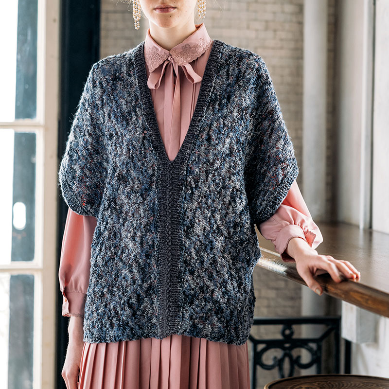 〈レシピ〉横編みのプルオーバー