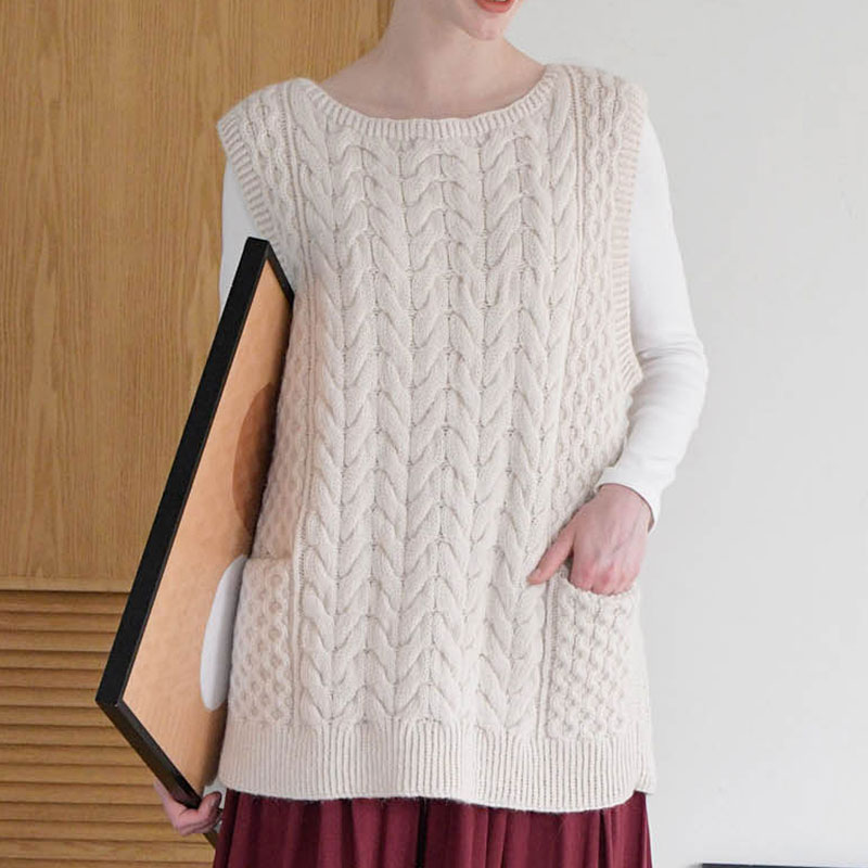 〈レシピ〉ポケット付きベスト