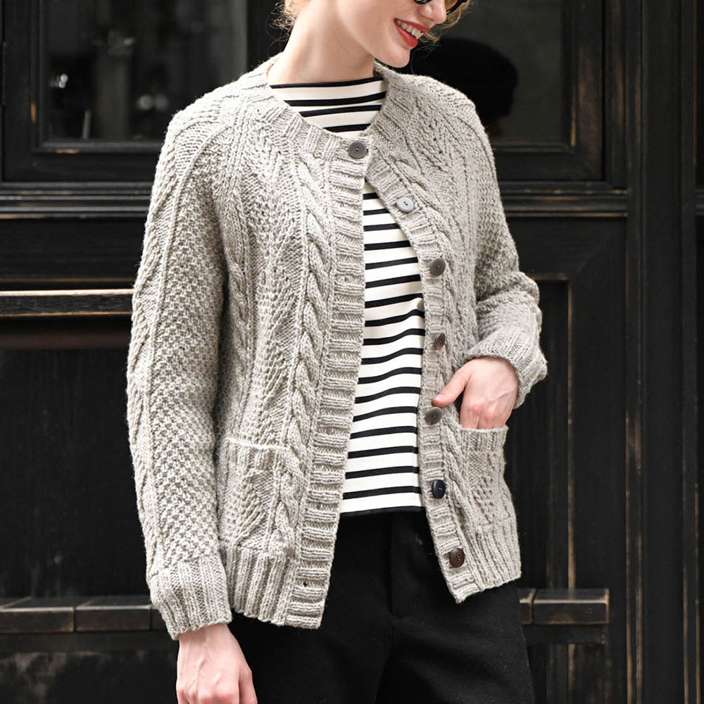 〈レシピ〉アラン模様のジャケット