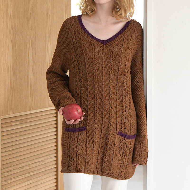 〈レシピ〉Vネックプルオーバー