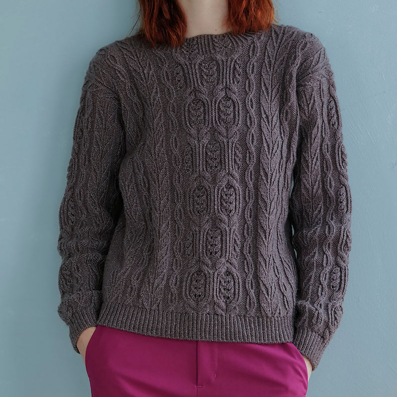 〈レシピ〉オーバル模様のプルオーバー