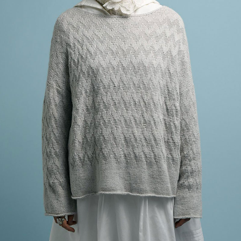 〈レシピ〉ジグザグ模様のプルオーバー