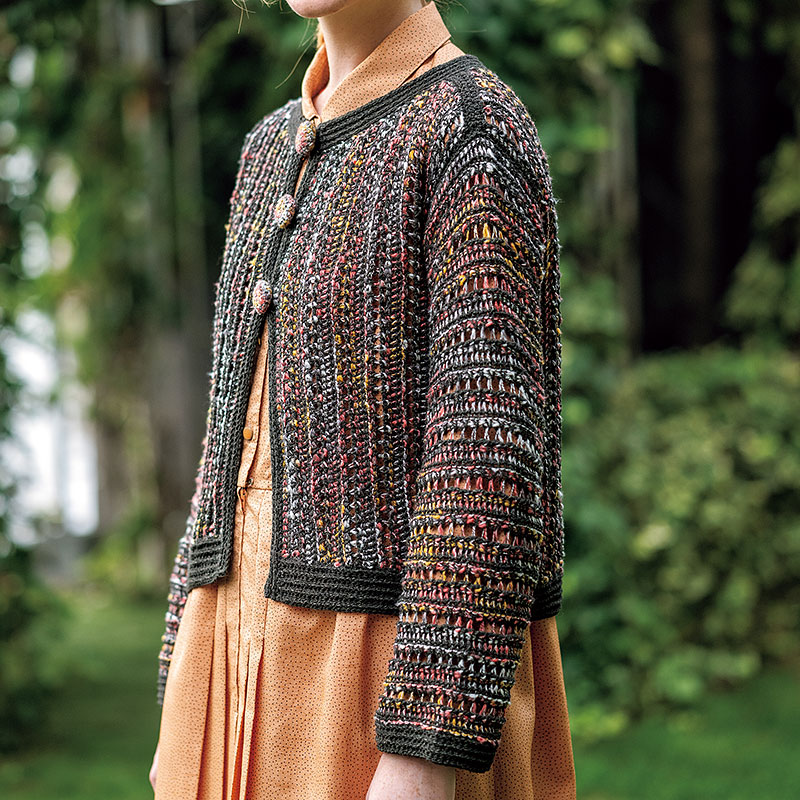 〈レシピ〉アフガン編みのカーディガン