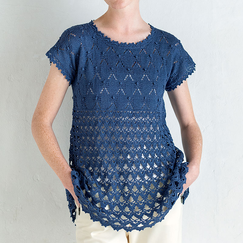 〈レシピ〉棒針とかぎ針で編むチュニック