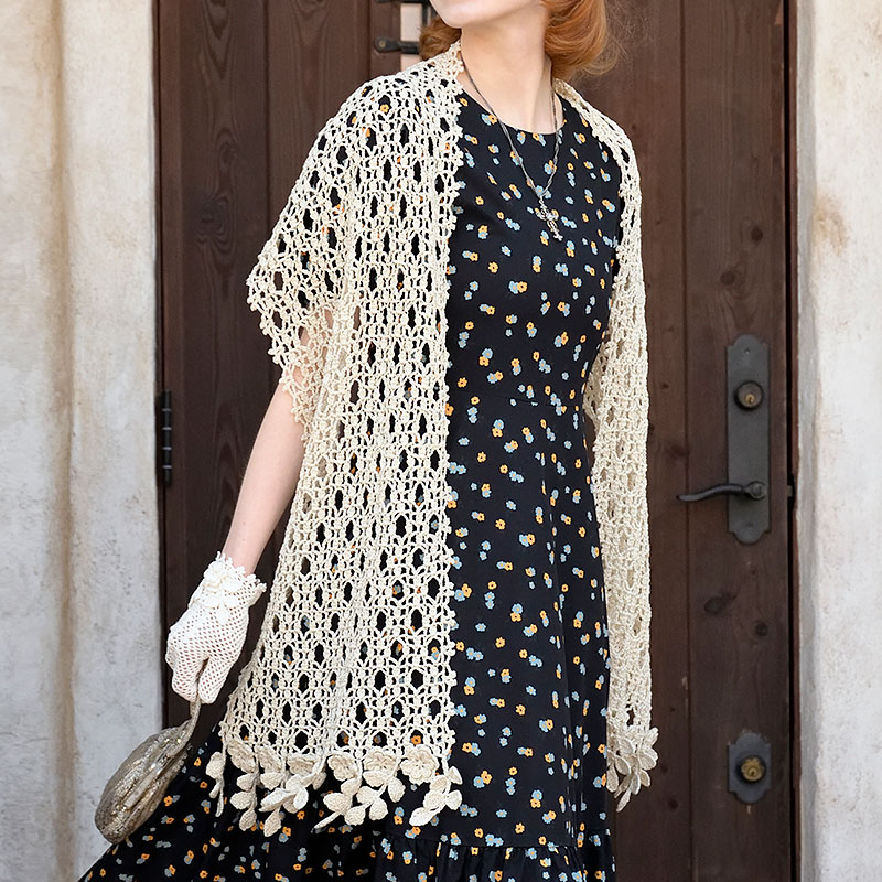 〈レシピ〉アイリッシュクロッシェのストール