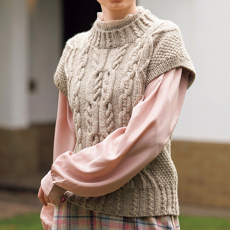 〈レシピ〉二重衿のベスト