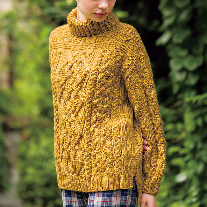 〈レシピ〉からし色のプルオーバー